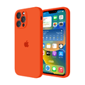 iPhone Camera Protection Silicone Case (Orange)