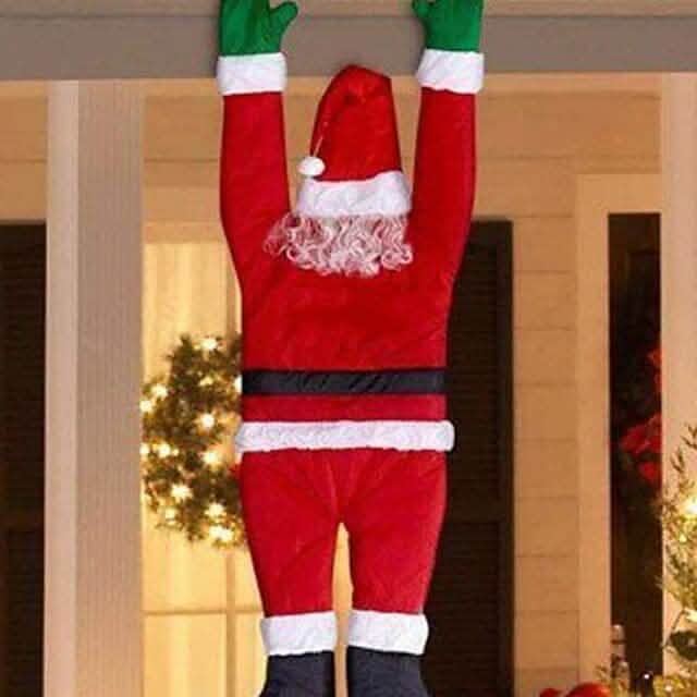 Christmas Climbing Hanging Santa Claus Decor