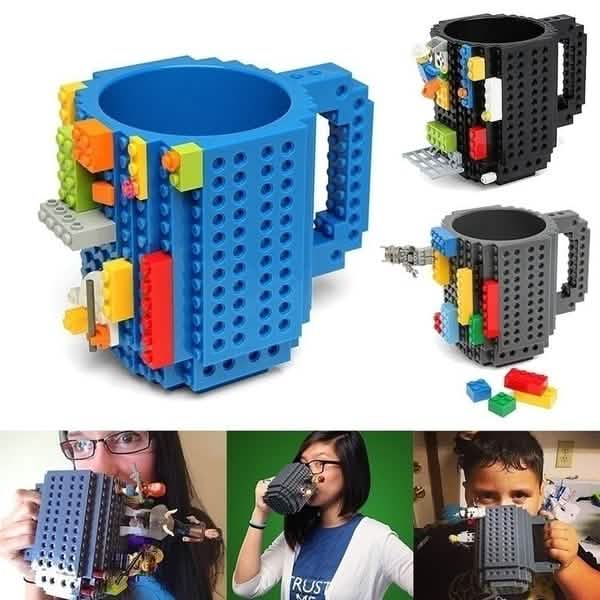Coffee Cup Building Blocks Mugs