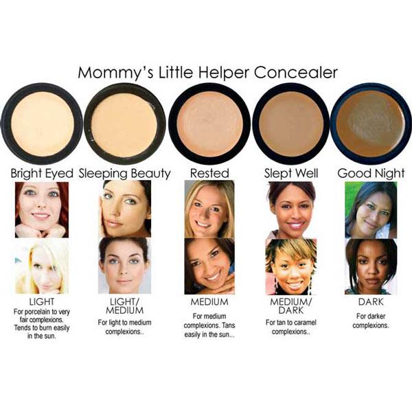 Mommy's Little Helper Concealer, Eyeshadow Base & Face Cover Up - Bright Eyed (Light)