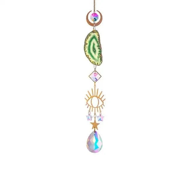 Crystal Sun Catcher Pendant Wind Chime Home Decor