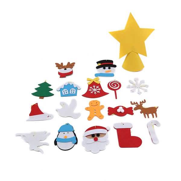 DIY 3D Felt Christmas Tree Upgraded Toddler Christmas Tree