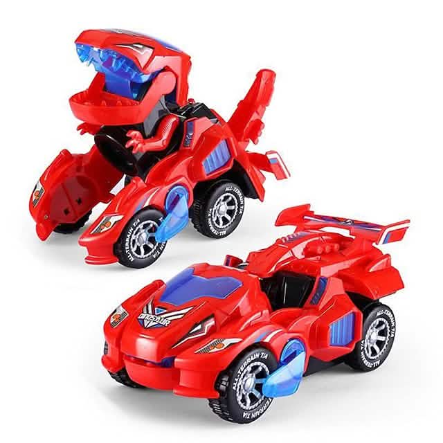 Electric Dinosaur Non Remote Control Morphing Vehicle Toy