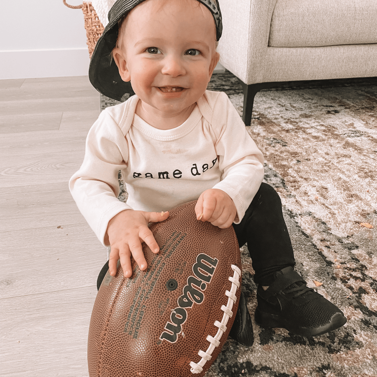 Game Day Organic Bodysuit Long Sleeve