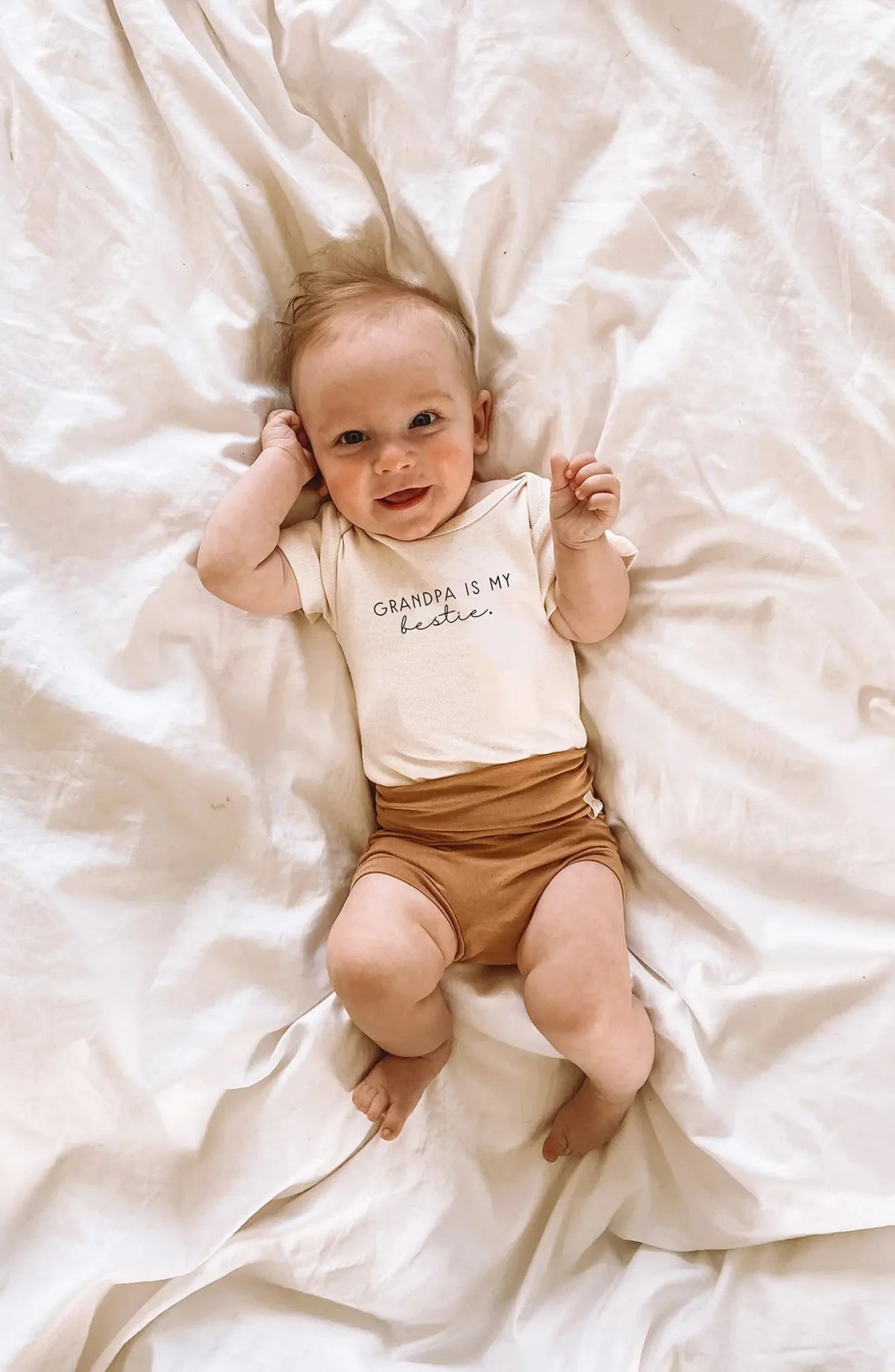 Grandpa is my Bestie Organic Baby Bodysuit