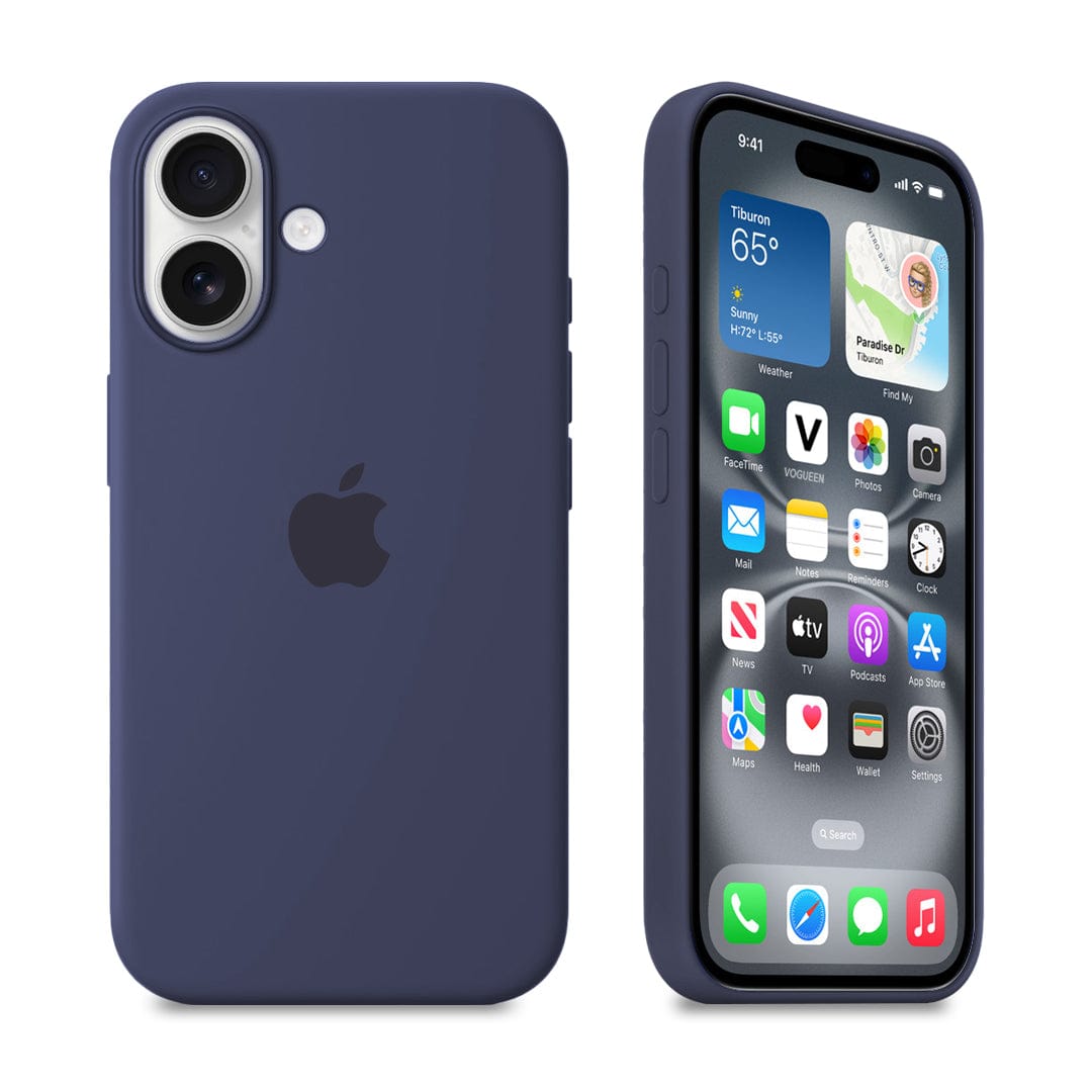 iPhone Silicone Case (Midnight Blue)