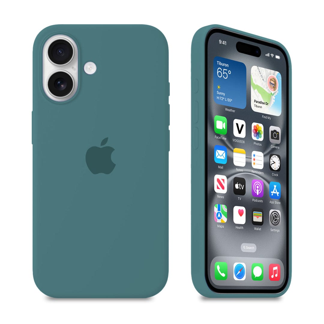 iPhone Silicone Case (Pine Green)