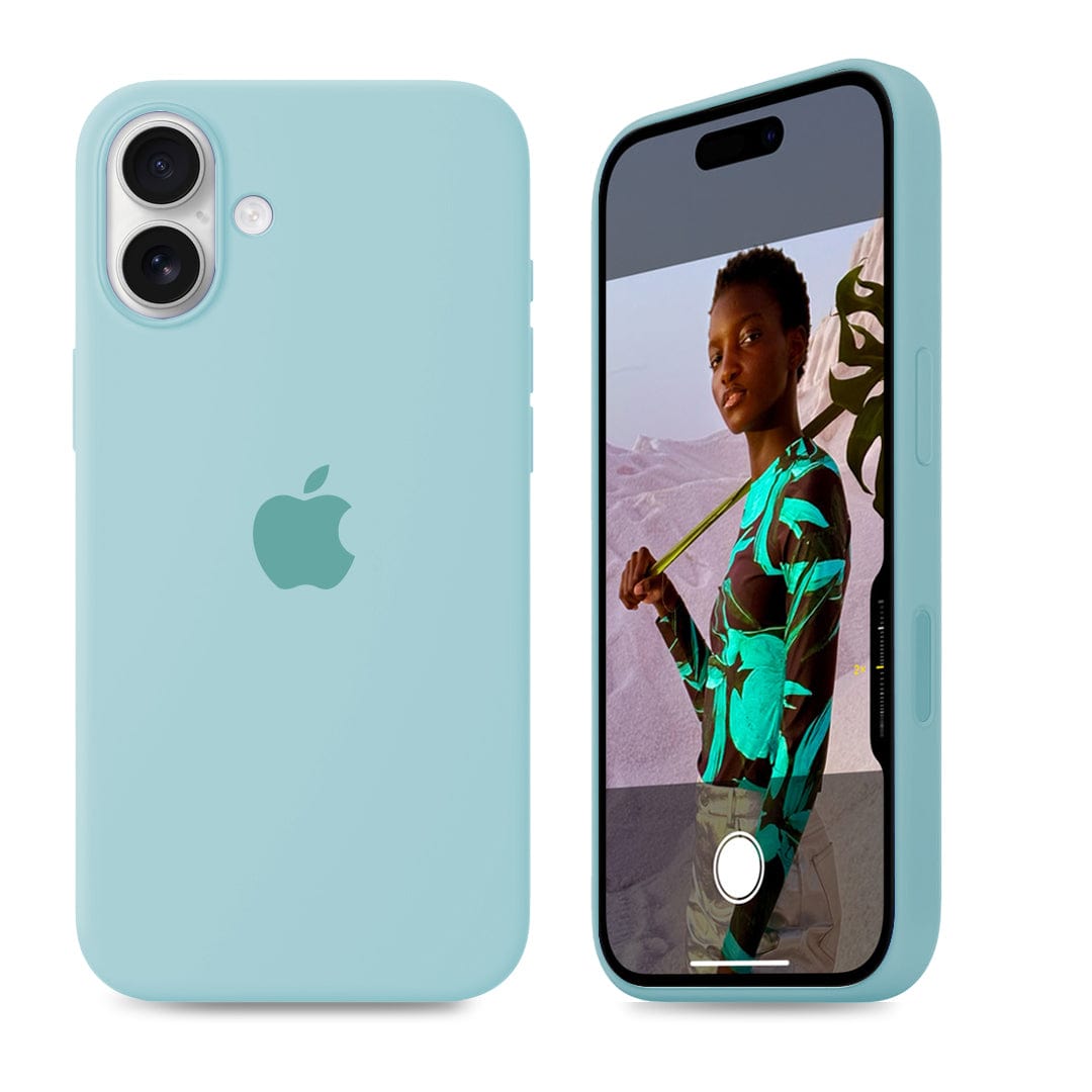 iPhone Silicone Case (Glacier Blue)