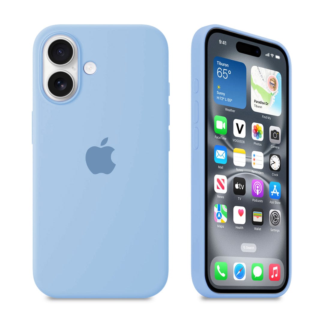 iPhone Silicone Case (Sky Blue)
