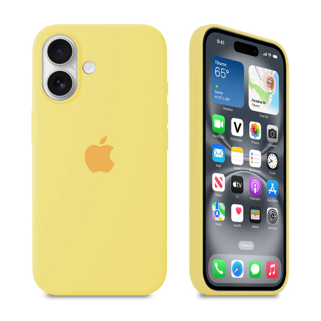 iPhone Silicone Case (Yellow)