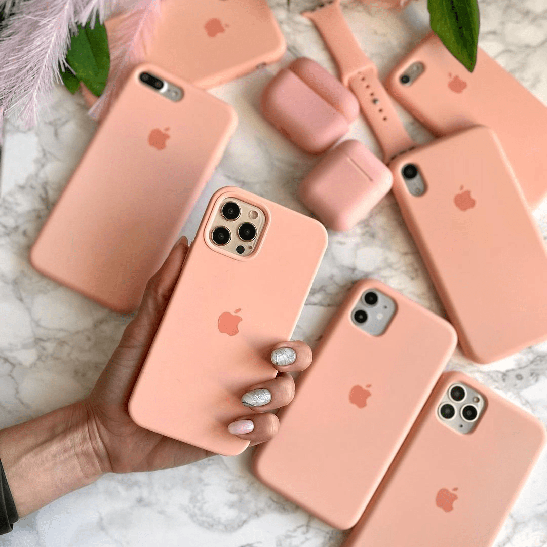 iPhone Silicone Case (Begonia)