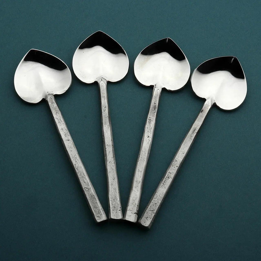 Jason Heart Coffee/Dessert Table Spoon 4 Pc. Set