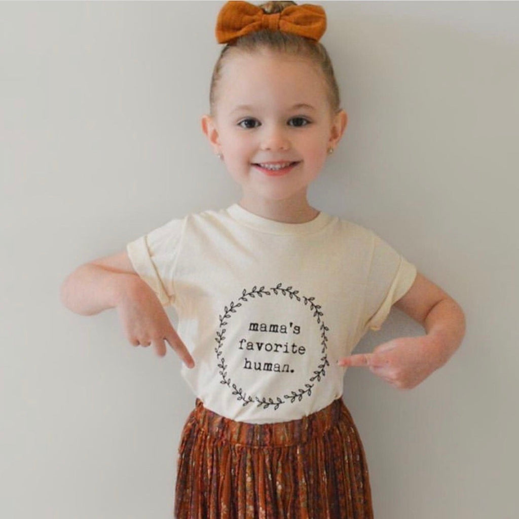 Mamas Favorite Human Organic Kids T-shirt