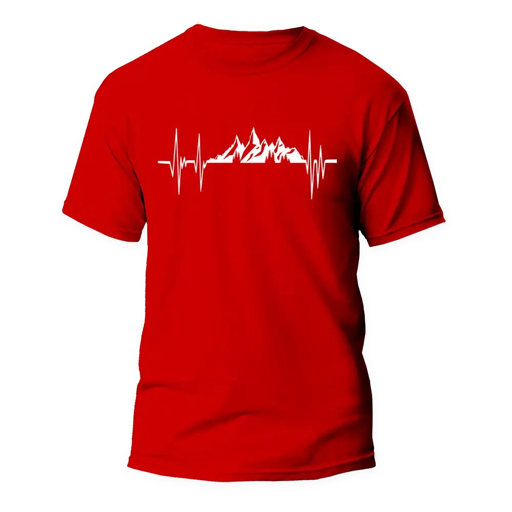 Mountains Heartbeats Unisex T-Shirt