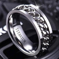 Men's 8mm Titanium Steel Ring