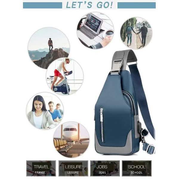 Men's Messenger Shoulder Chest Bag