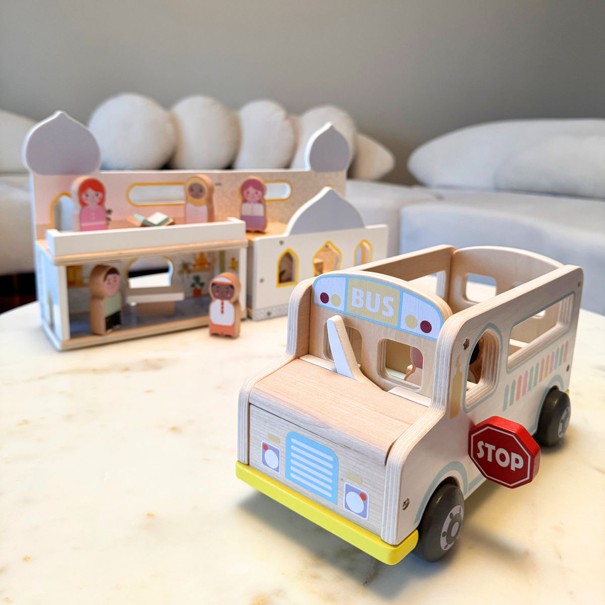 The Wooden Busy Bus