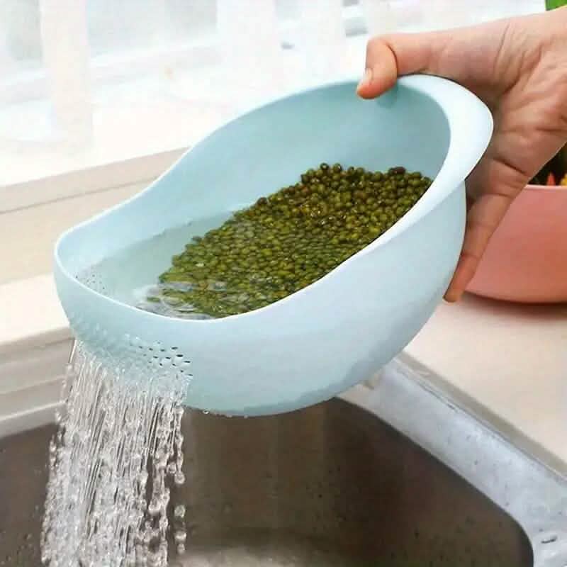 Multi-Use Food Safe Rice Washing Bowl