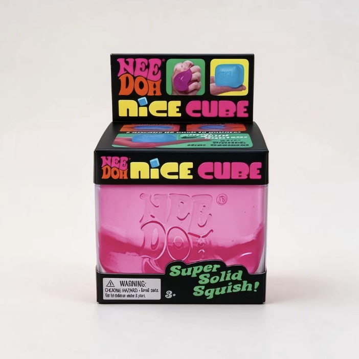 NeeDoh Nice Cube Sensory Squishy Fidget Toy Stress Relief Assorted