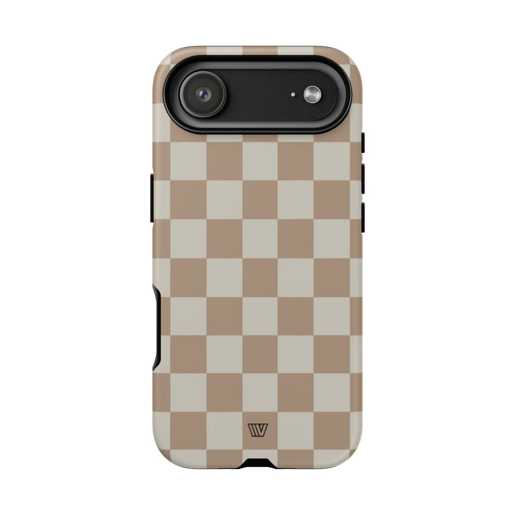 NEUTRAL CHECKERBOARD | Tough Phone Case