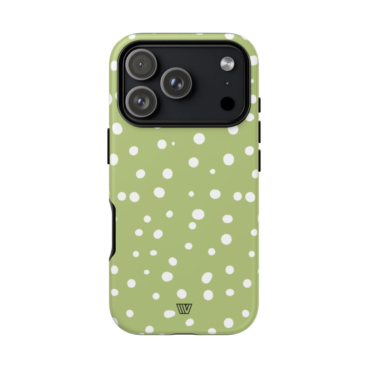 PALE OLIVE DOTS | Tough Phone Case
