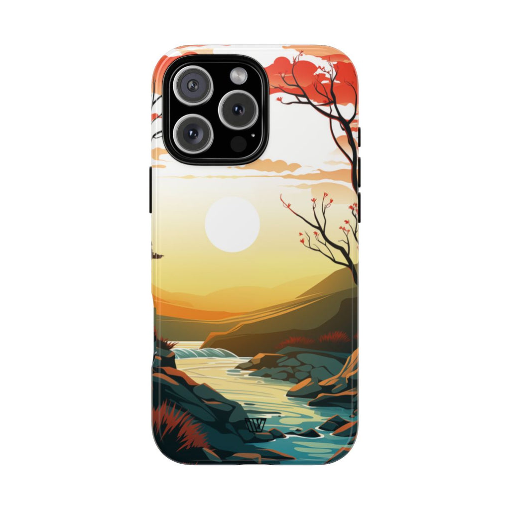 RIVER SUNSET | Tough Phone Case