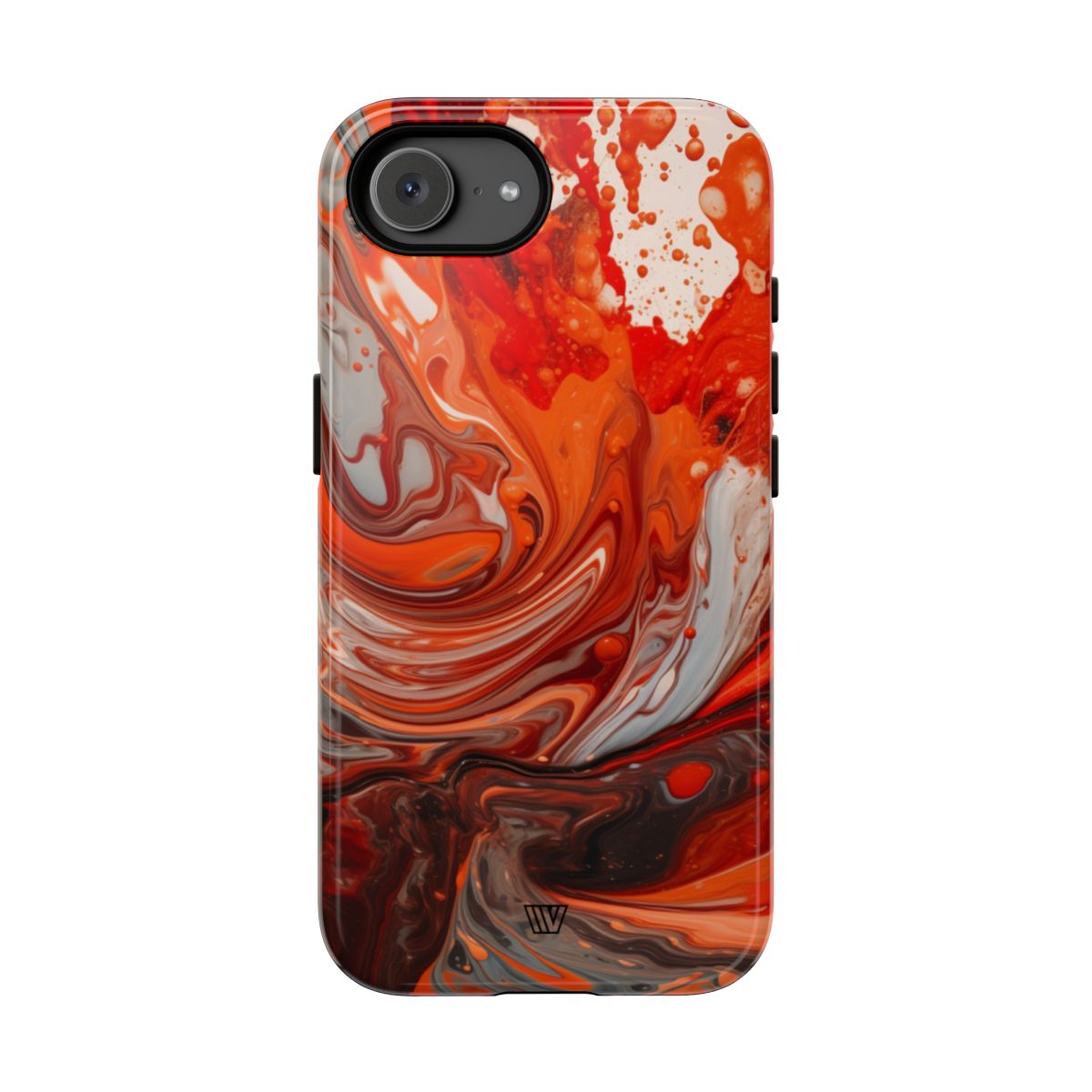 WHITE FIRE PAINT SWIRL | Tough Phone Case
