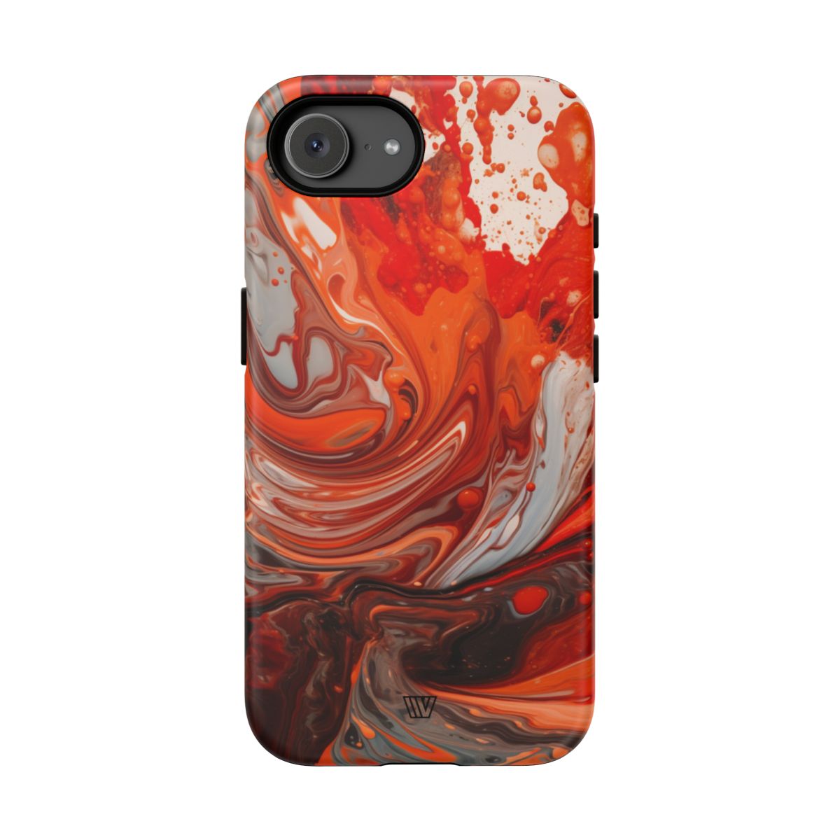 WHITE FIRE PAINT SWIRL | Tough Phone Case