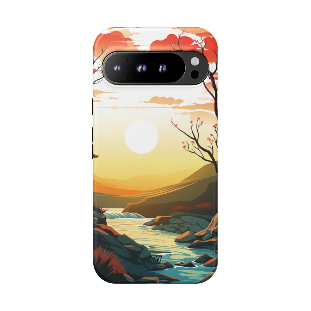 RIVER SUNSET | Tough Phone Case