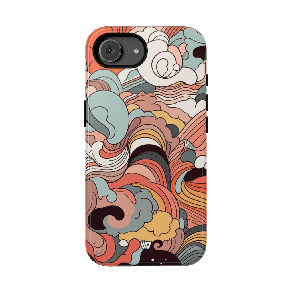 ABSTRACT DOODLE CLOUDS | Tough Phone Case