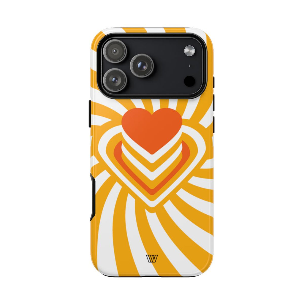 HEART RAY STACK | Tough Phone Case