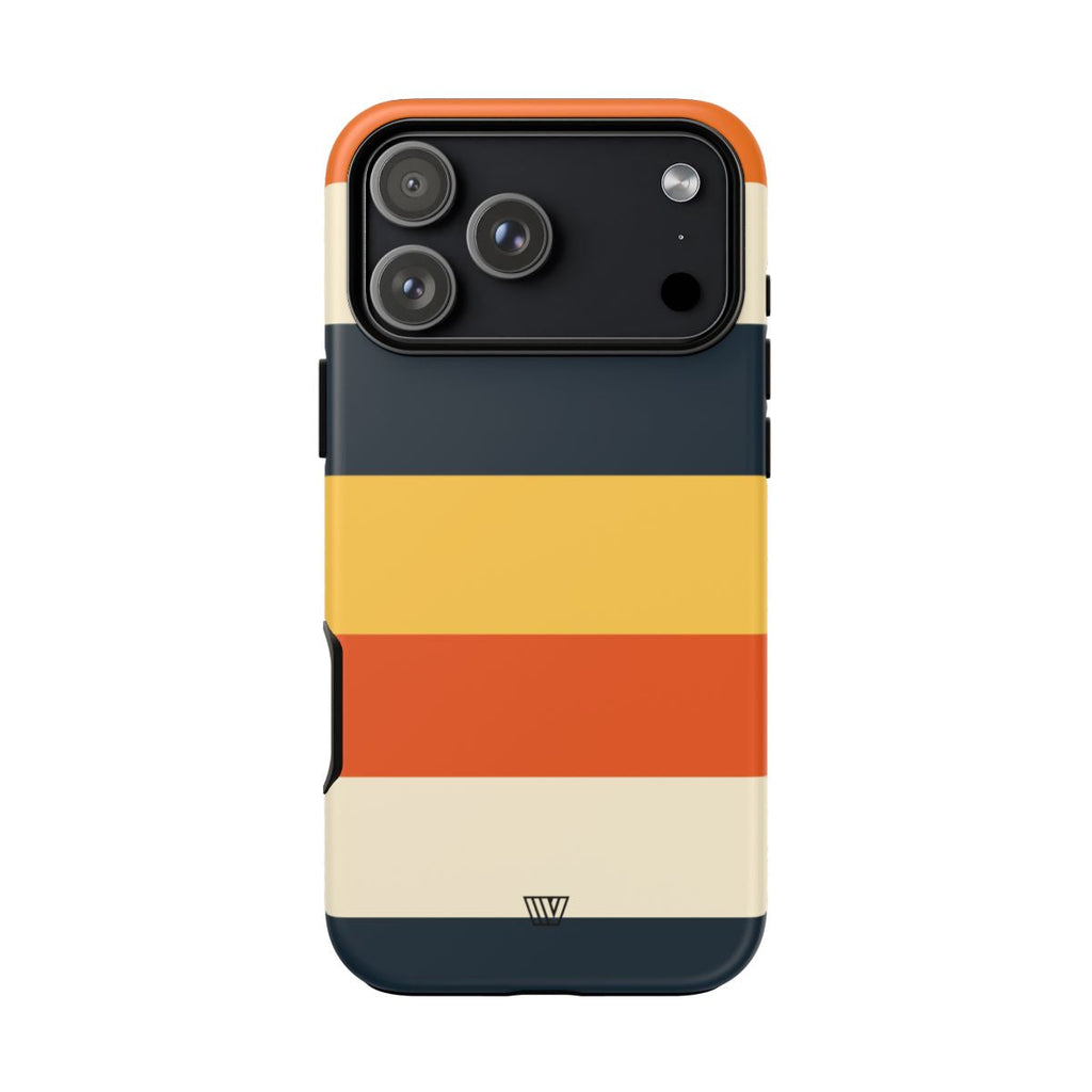 BEACH SUNSET STRIPES | Tough Phone Case