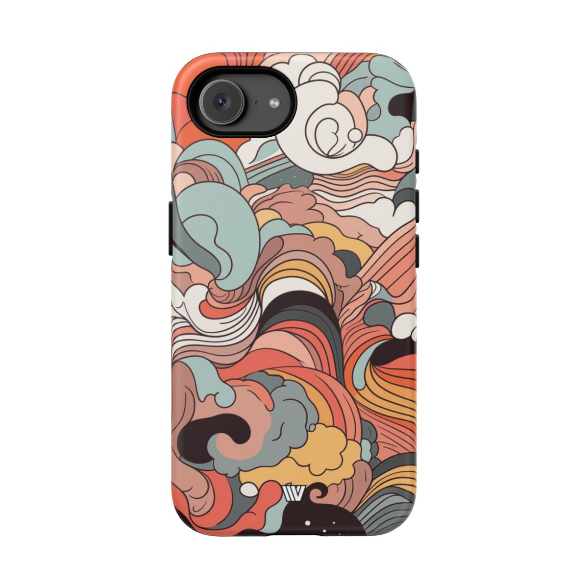 ABSTRACT DOODLE CLOUDS | Tough Phone Case