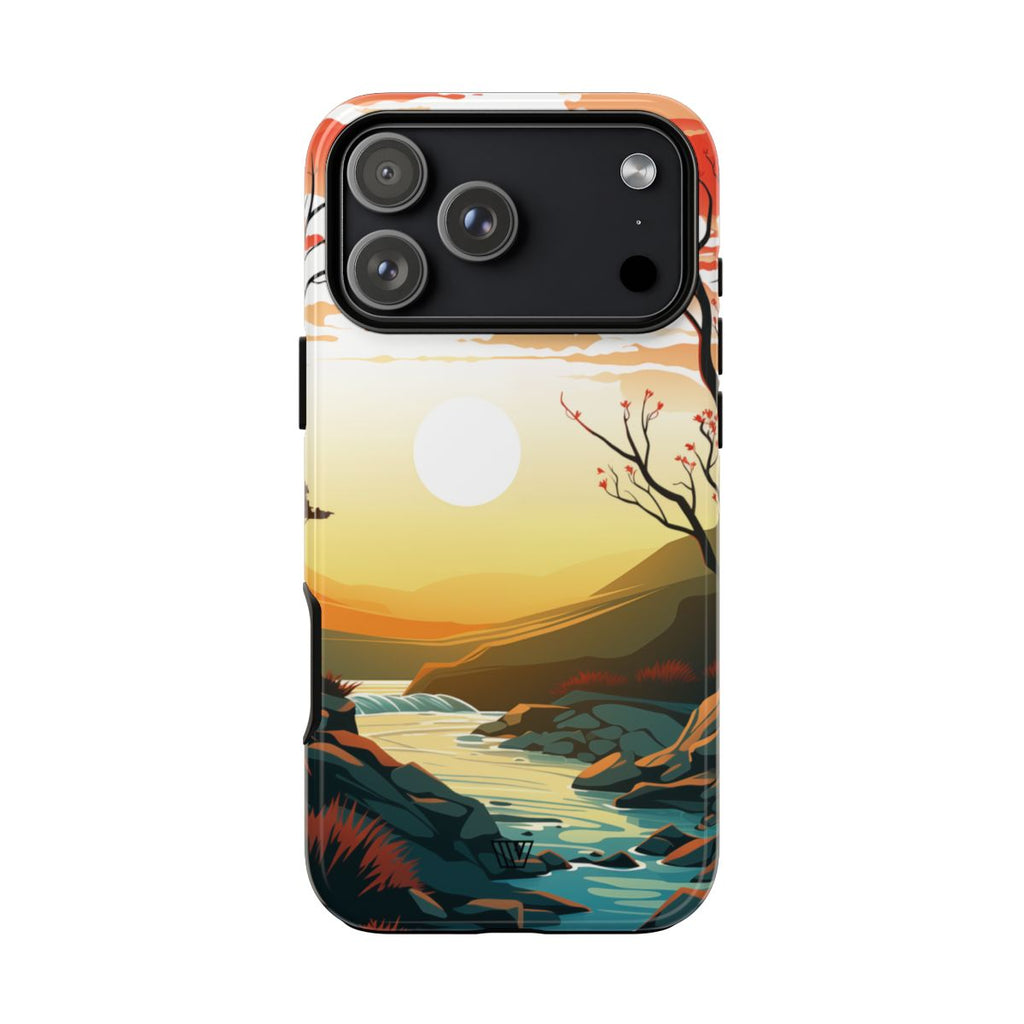 RIVER SUNSET | Tough Phone Case