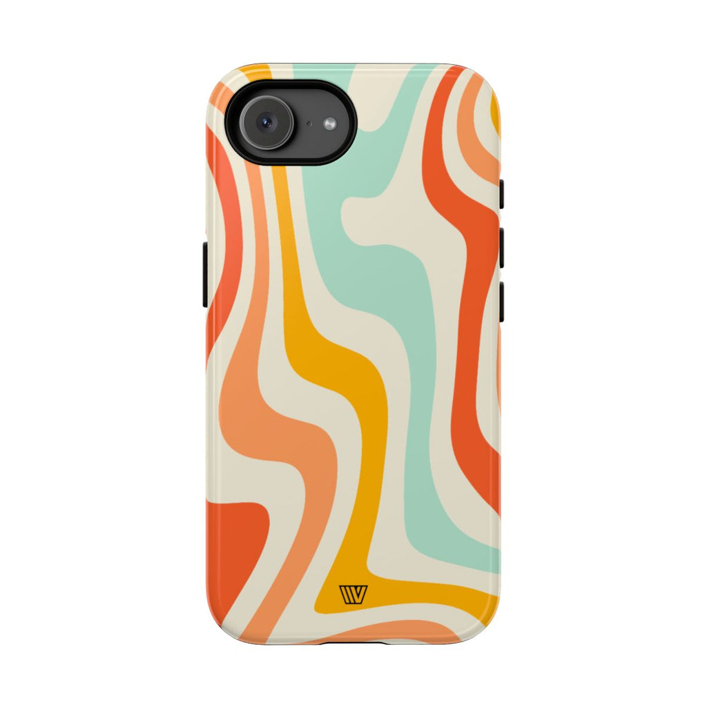 RETRO GROOVY SWIRLS | Tough Phone Case