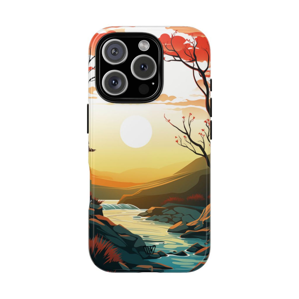 RIVER SUNSET | Tough Phone Case