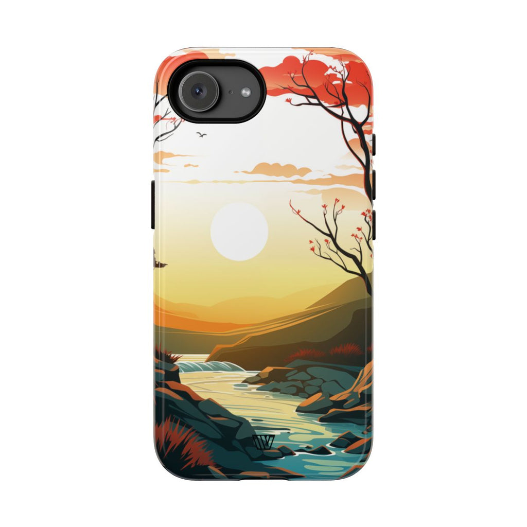 RIVER SUNSET | Tough Phone Case
