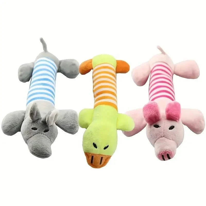 Plush Dog Toys Squeak Chew Sound Toy