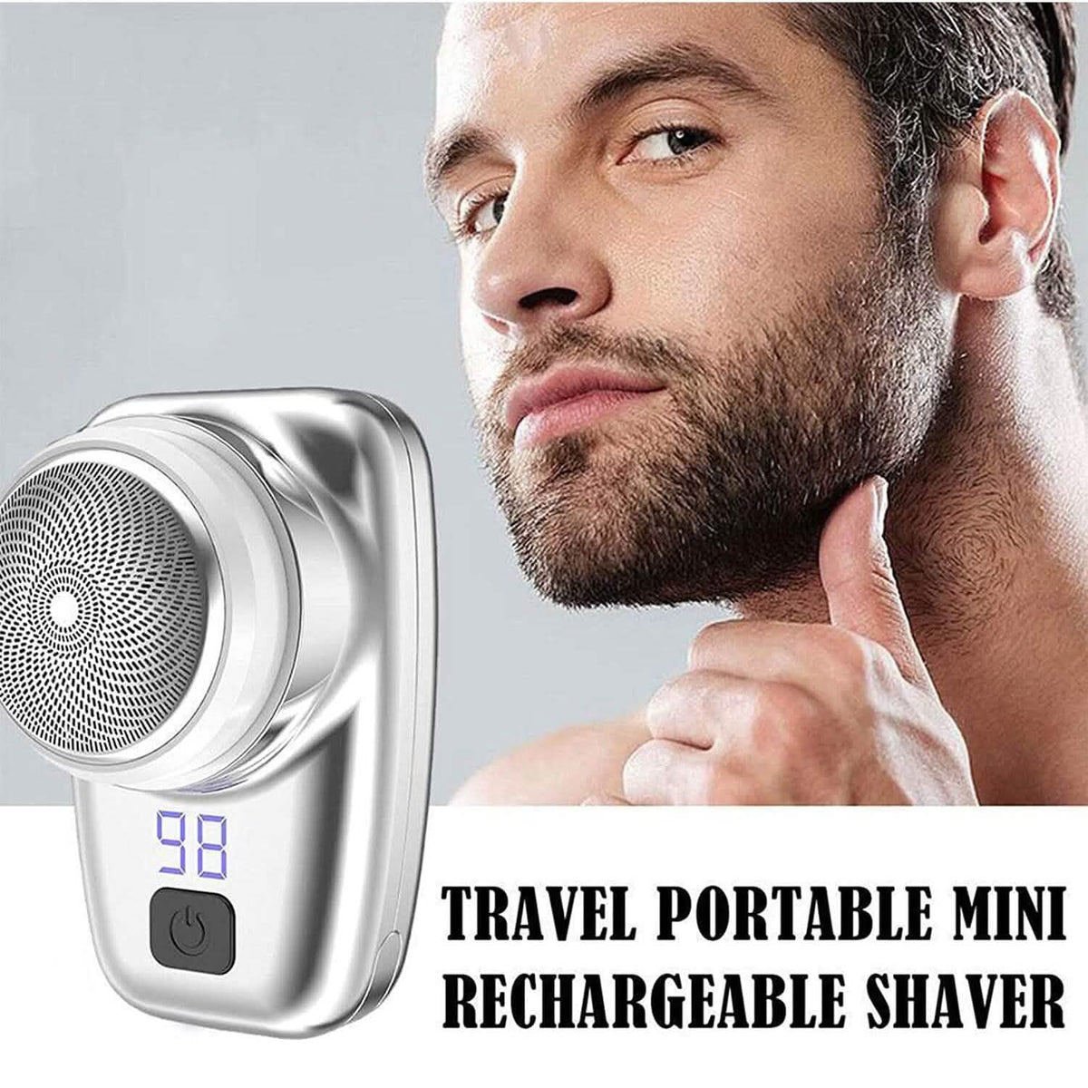 Pocket Size Shaver Wet and Dry Mens Razor