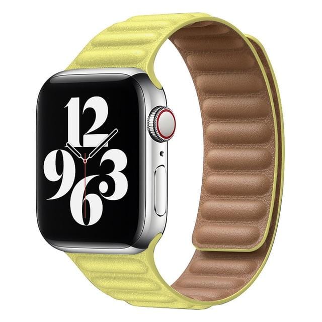 Leather Link Apple Watch Bands