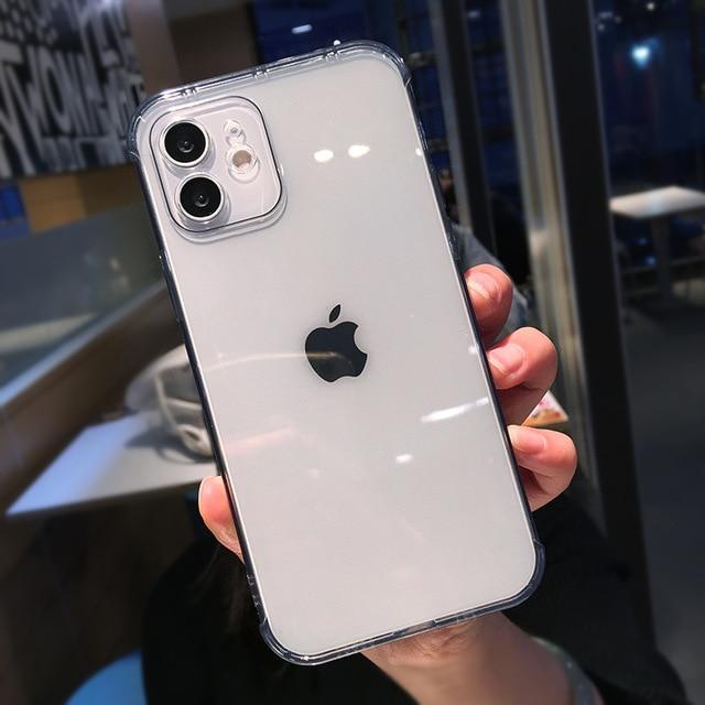 Transparent Camera Protection iPhone Case