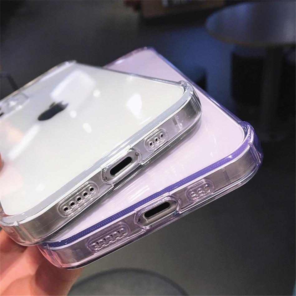 Transparent Camera Protection iPhone Case
