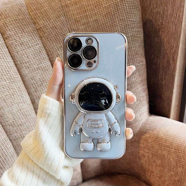 Electroplated Astronaut Folding iPhone Case