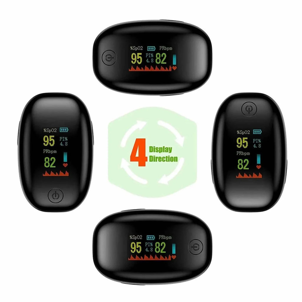 Finger Pulse Oximeter – Heart Rate & SPO2 Monitor