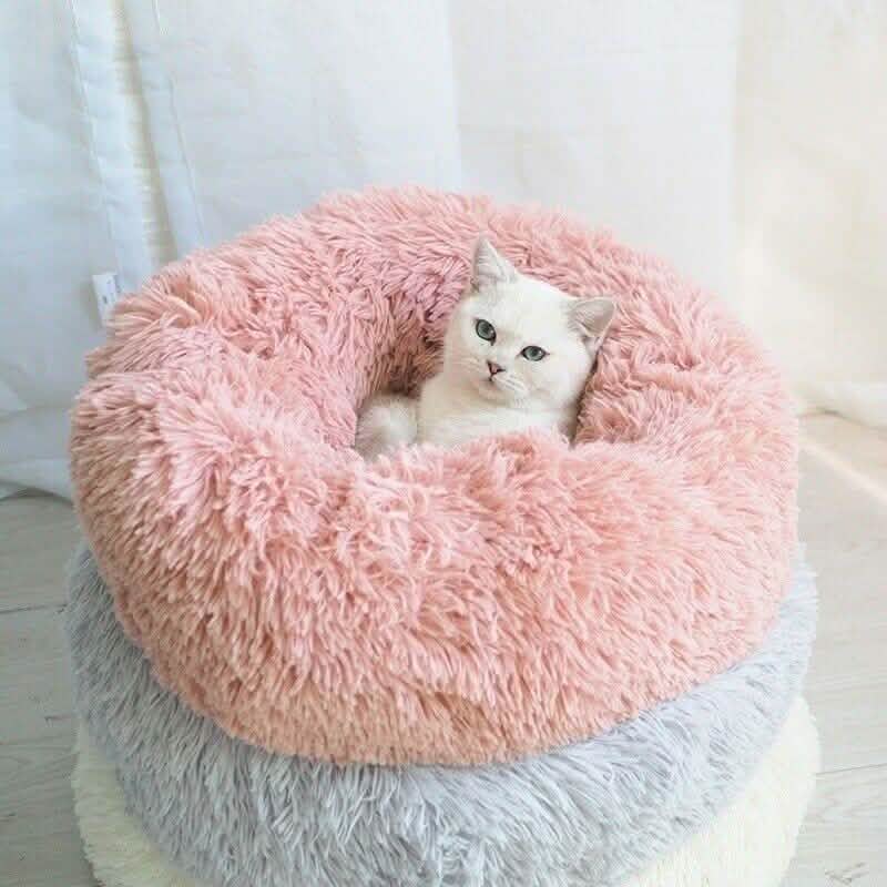 Soft Winter Warm Plush Calming Pet Bed