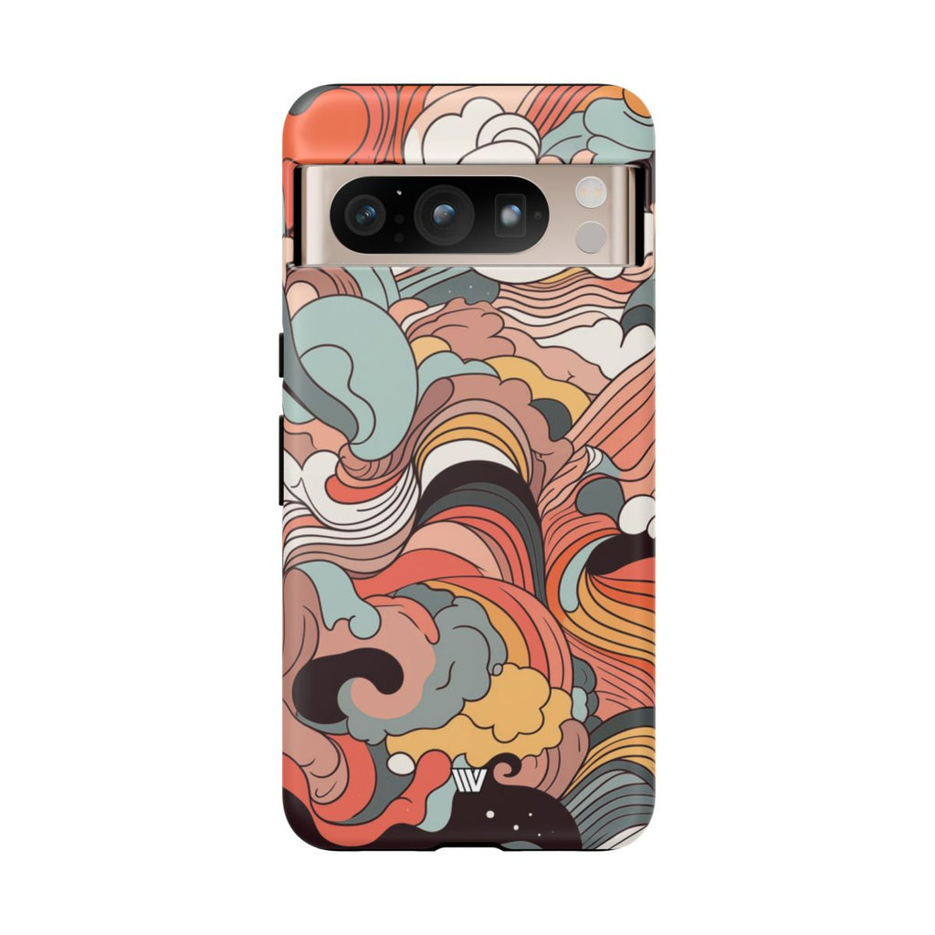 ABSTRACT DOODLE CLOUDS | Tough Phone Case