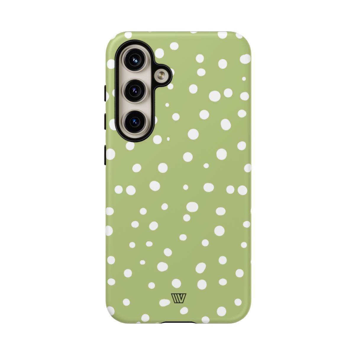 PALE OLIVE DOTS | Tough Phone Case