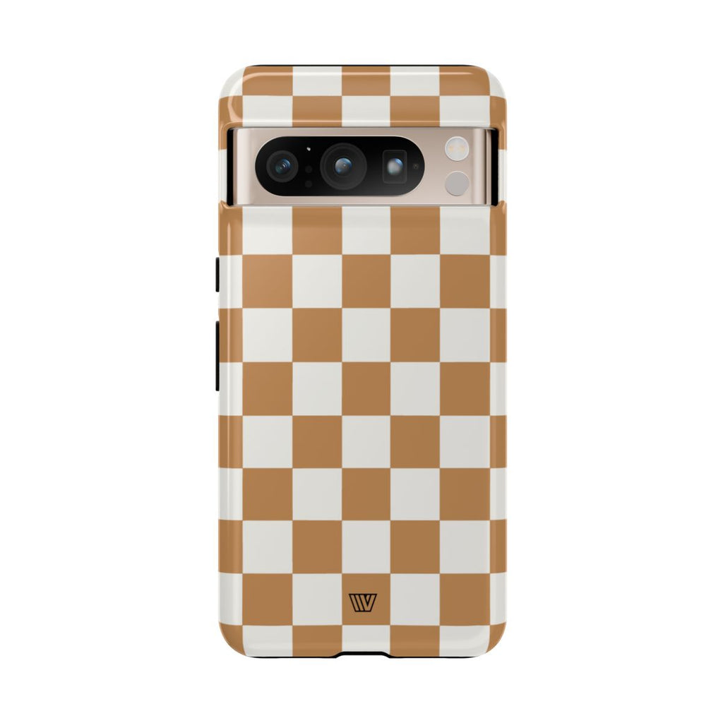 CHESTNUT CHECKERBOARD | Tough Phone Case