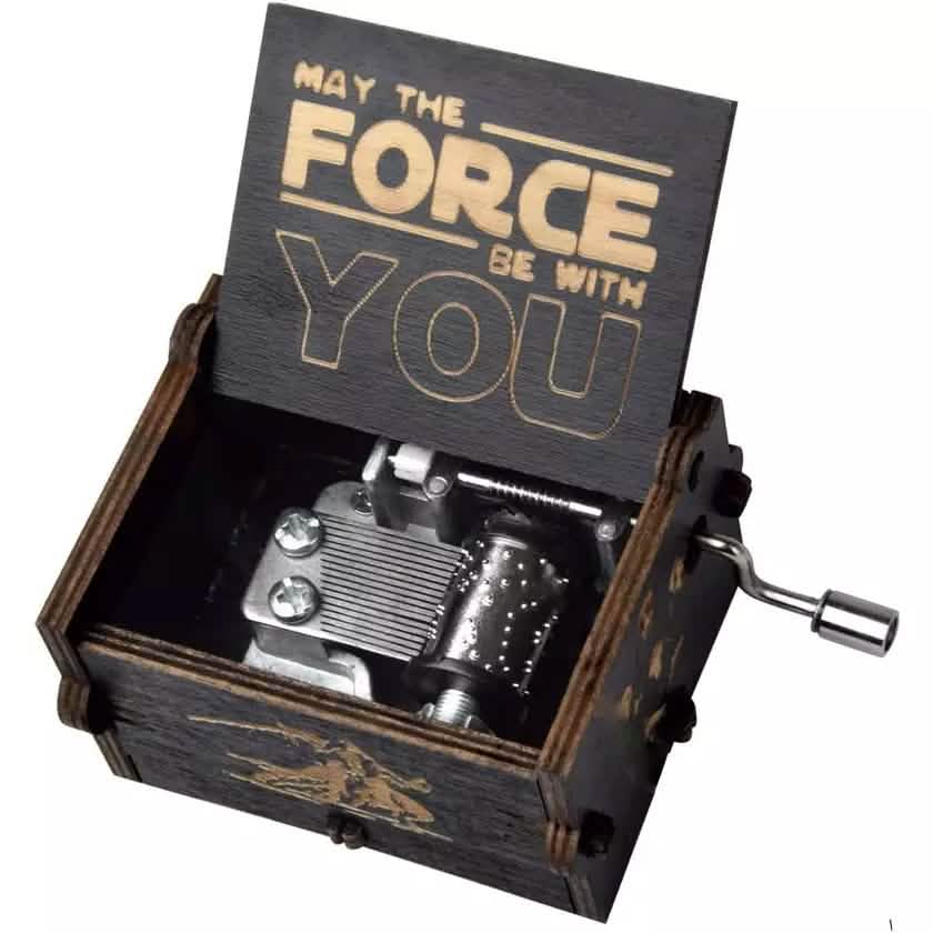 Star Wars Engraved Wooden Music Box