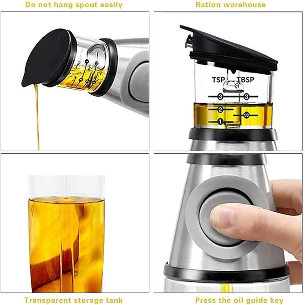 Superior Glass Oil and Vinegar Dispenser